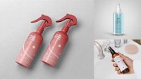 378+ Mist Spray Bottle Mockup Free Layered PSD File Free Download