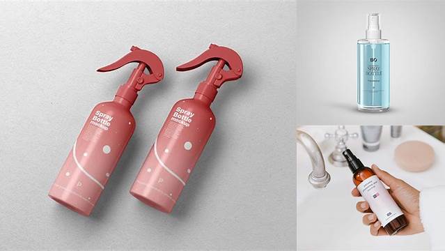 378+ Mist Spray Bottle Mockup Free Layered PSD File Free Download