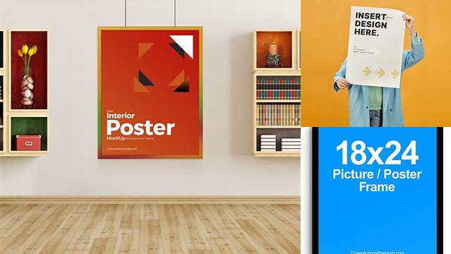 3786+ 18x24 Poster Mockup Best for Showcase