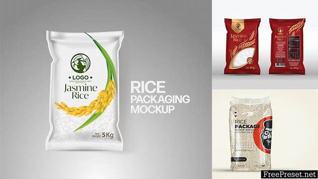 3786+ Rice Packaging Mockup Free Download Smart PNG Image