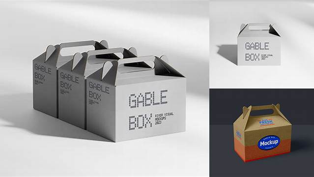 3787+ Gable Box Mockup Free Download For Free Download