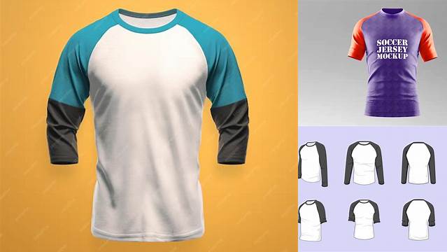 3819+ Raglan Shirt Mockup Best for Showcase