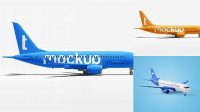 3826+ Airplane Mockup Psd Free Free PSD