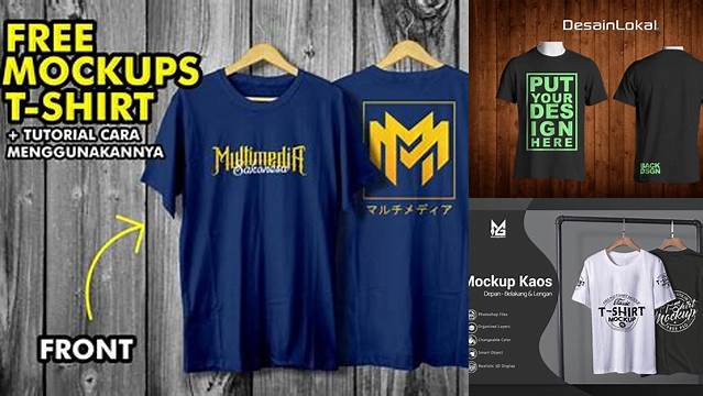 3827+ Mockup Kaos Depan Belakang Cdr Smart Layer Mockup Free