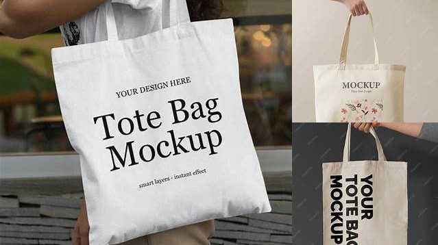 3827+ Mockup Tote Bag Cdr PSD Download