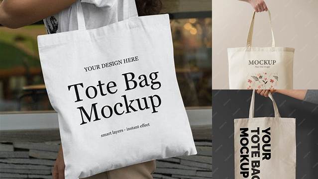 3827+ Mockup Tote Bag Cdr PSD Download