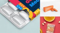 3828+ Chewing Gum Packaging Mockup Free Download Premium PSD Resource