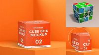 383+ 3d Cube Mockup Psd Free Layered Photoshop Template