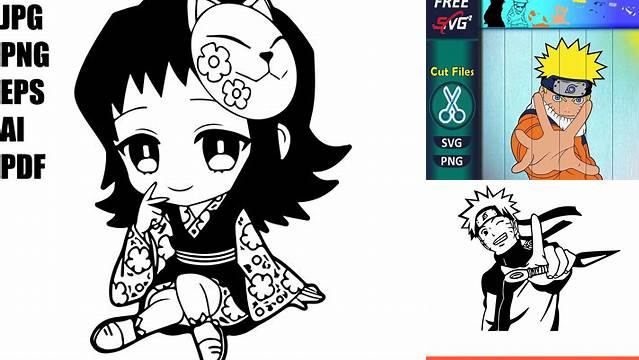 383+ Anime Svg Cut Files Free PSD Free Download