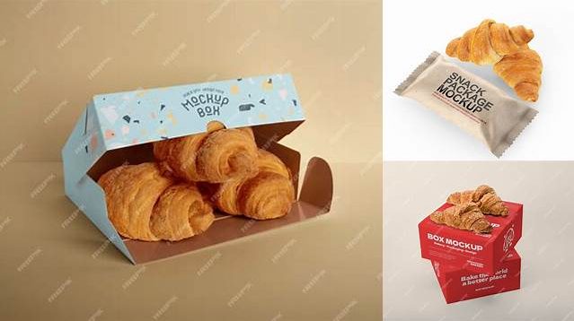 3833+ Croissant Mockup Creative PSD Resources