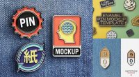 3838+ Enamel Pin Mockup Download Free