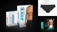 3842+ Underwear Packaging Mockup Professional Quality PSD Freebie