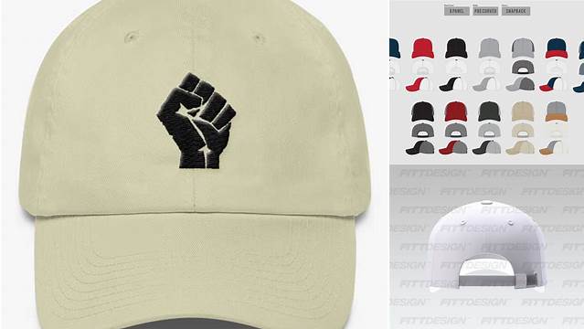 3844+ 6 Panel Cap Mockup Digital Download