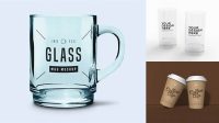 3847+ Glass Cup Mockup Free Layered PSD File Free Download