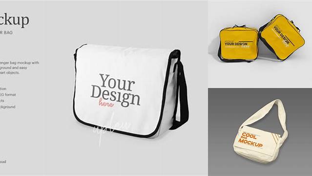 3847+ Sling Bag Mockup Custom PSD Mockup Template