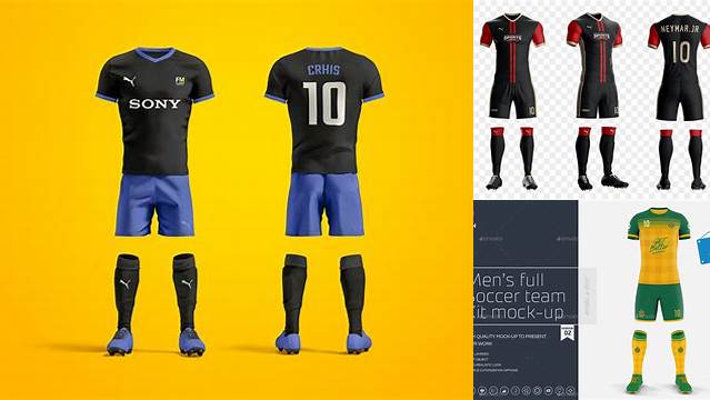 3849+ Football Kit Psd Free PSD