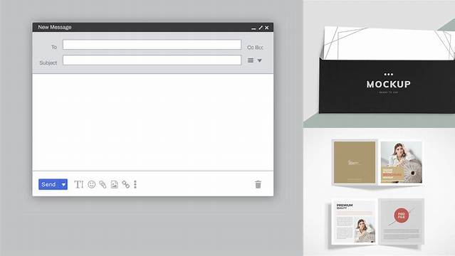3852+ Email Psd Mockup Free PSD