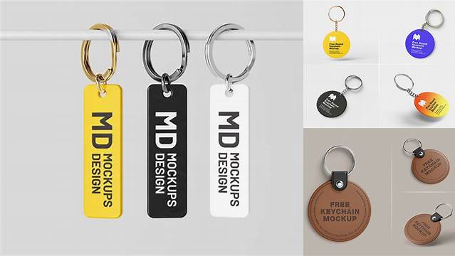 3858+ Keychain Mockup Psd Fully Layered Photoshop Freebie