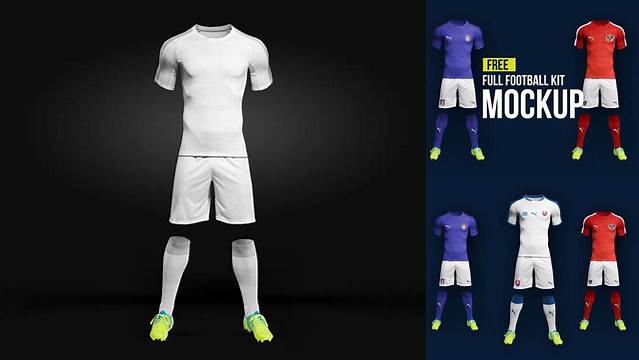 3879+ Mockup Soccer Kit Free PSD for Creatives