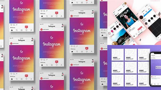 3885+ Mockup Feed Instagram PSD Free Download