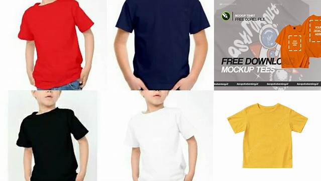 3890+ Kaos Anak Mockup Digital Download