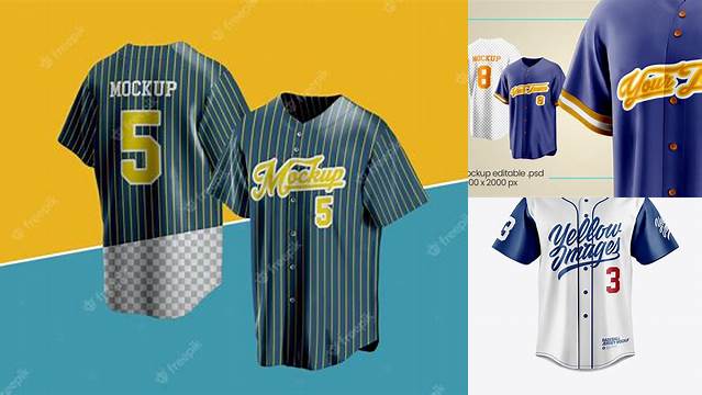 3897+ Baseball Jersey Mockup Free Download Best for Showcase