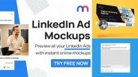 3908+ Linkedin Ad Mockup Free Digital Download