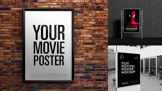 3914+ Movie Poster Mock Up Mockup PSD