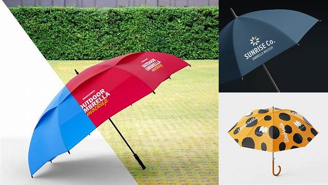 3914+ Umbrella Mockup PSD Download