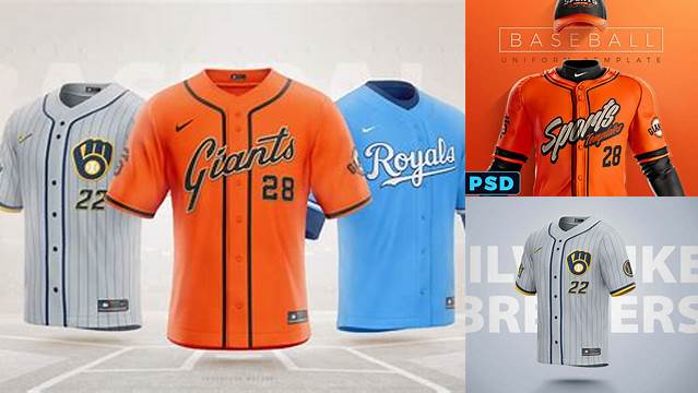 3919+ Baseball Jersey Template Psd Editable Photoshop File