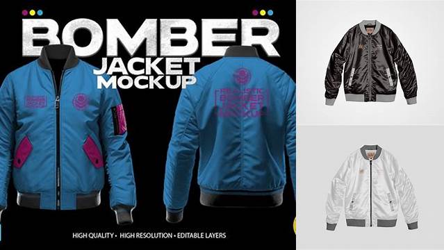 393+ Bomber Jacket Free Mockup High-Quality PSD