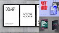 3932+ 3 Posters Mockup High Resolution