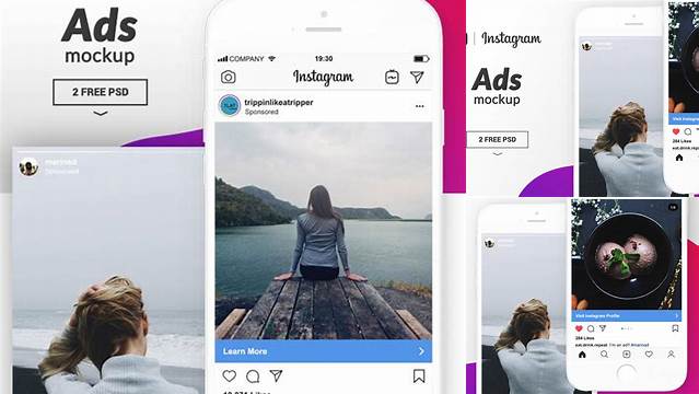 3937+ Instagram Ads Mockup Hight Resolution