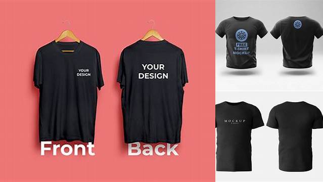 3940+ T Shirt Front Back Mockup Free Customizable PSD