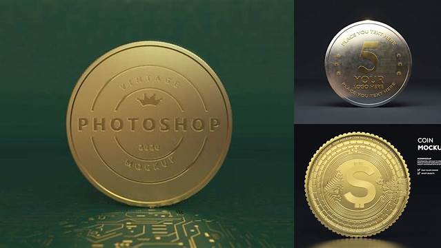 3942+ Gold Coin Mockup Free Free Download Design Mockup