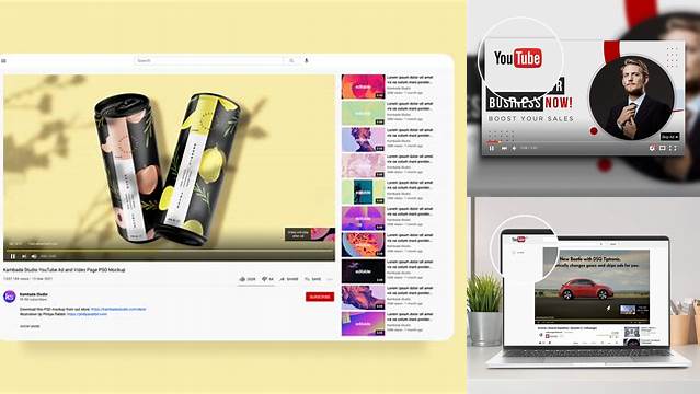 395+ Youtube Ad Mockup High-Resolution PSD Download