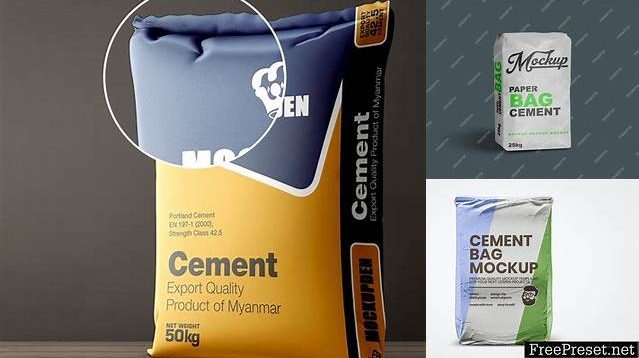 3954+ Cement Bag Mockup Psd Free Download Elegant Free Template