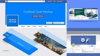 3956+ Mockup Cover Facebook Professional PSD Resource