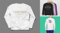 3970+ Mockup T Shirt Long Sleeve High-End Creative PSD Template