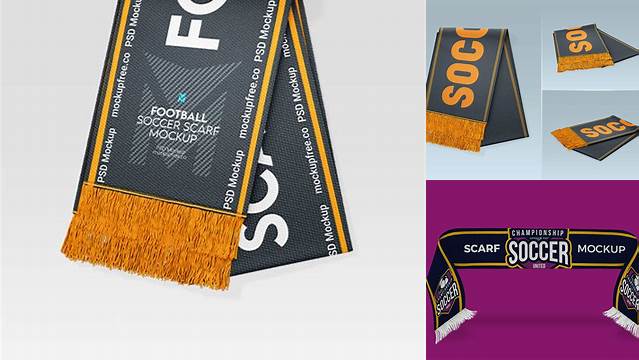 3974+ Football Scarf Mockup For Free Download