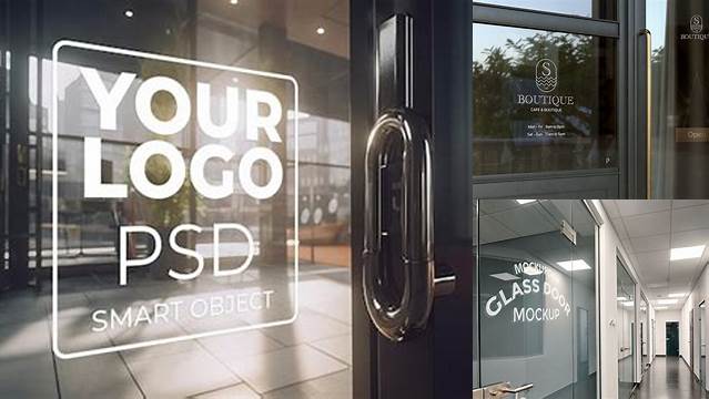 3976+ Mockup Glass Door Exclusive Free PSD Mockups