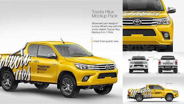 3989+ Hilux Mockup High Resolution