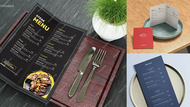 3989+ Restaurant Menu Mockup Psd Free Download Premium PSD Resource