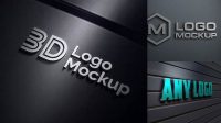 3991+ 3d Logo Mockup Psd Free Download 2020 Layered Photoshop Template