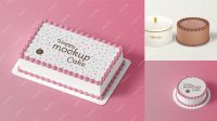 3991+ Cake Mockup Easy to Use PSD