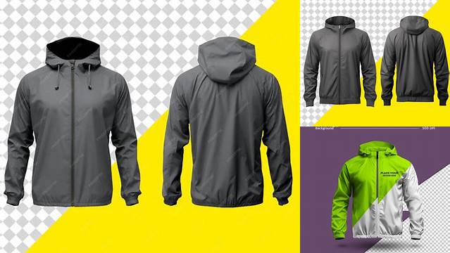 3993+ Mockup Windbreaker PSD File Download