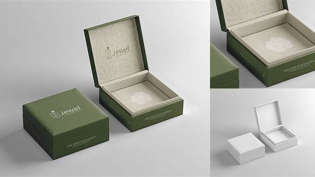 3998+ Free Jewelry Box Mockup Smart PNG Image