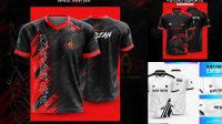 3999+ Jersey Esport Mockup Best for Showcase