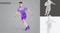 4001+ Soccer Player Mockup Hight Resolution