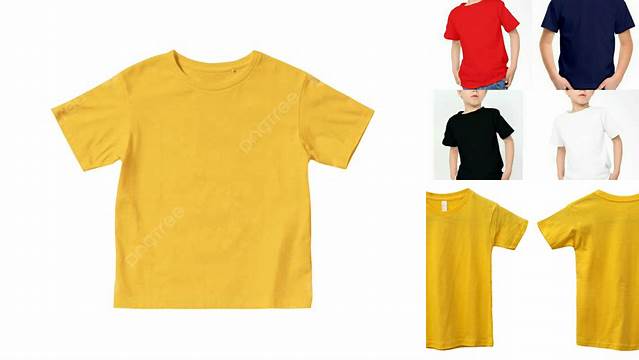 4007+ Mockup Kaos Polos Anak High-Quality PSD